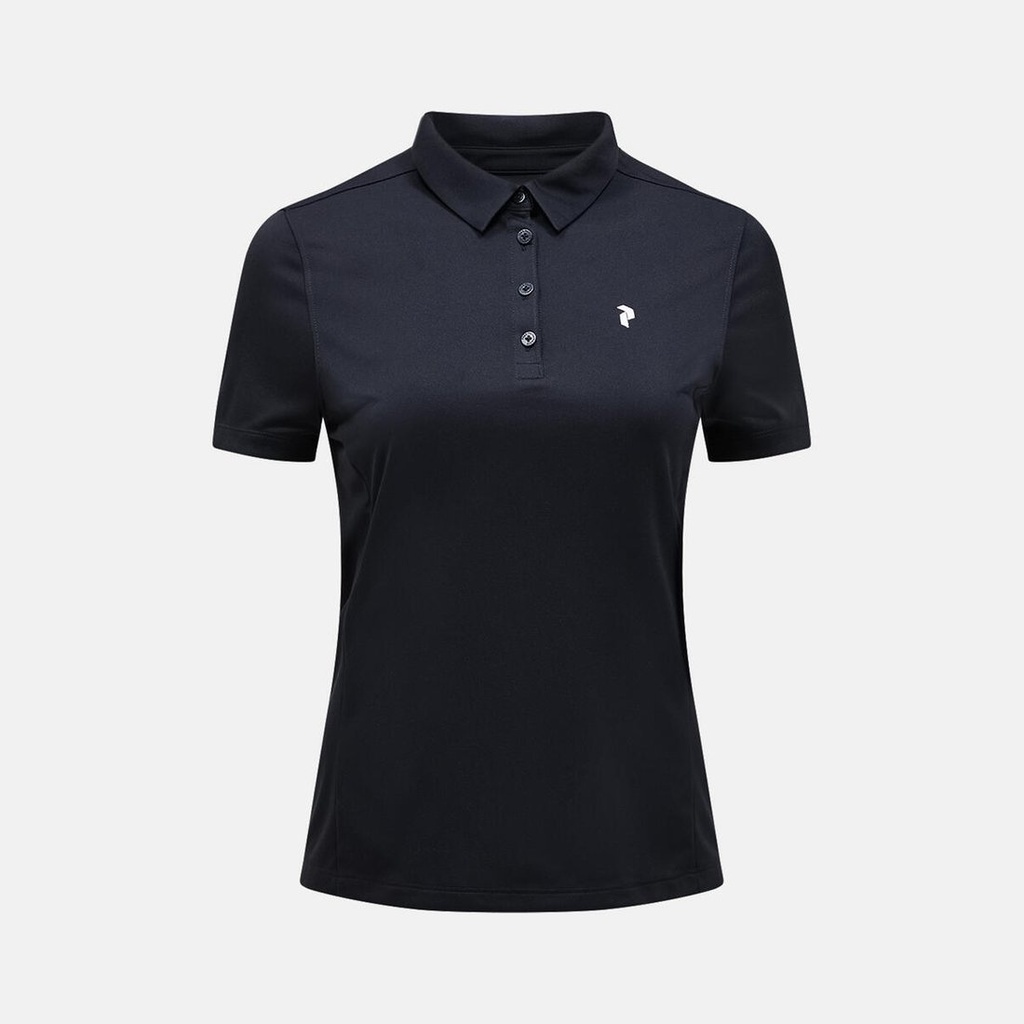 [G79493040_2XS] W Alta Polo (S-26) (BLACK, 2XS)