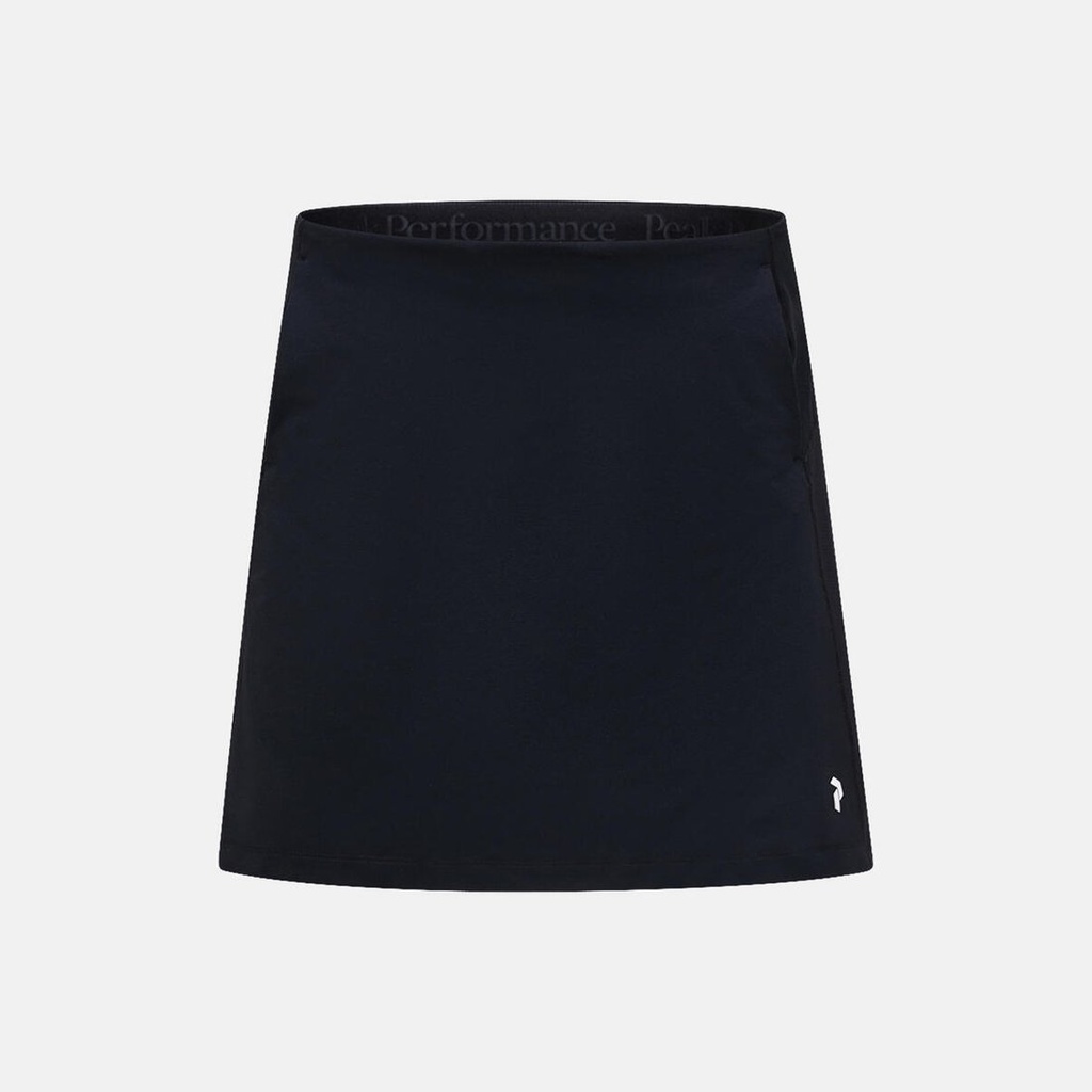 [G80813030_XS] W MountainBreath Skirt (S-26) (BLACK, XS)