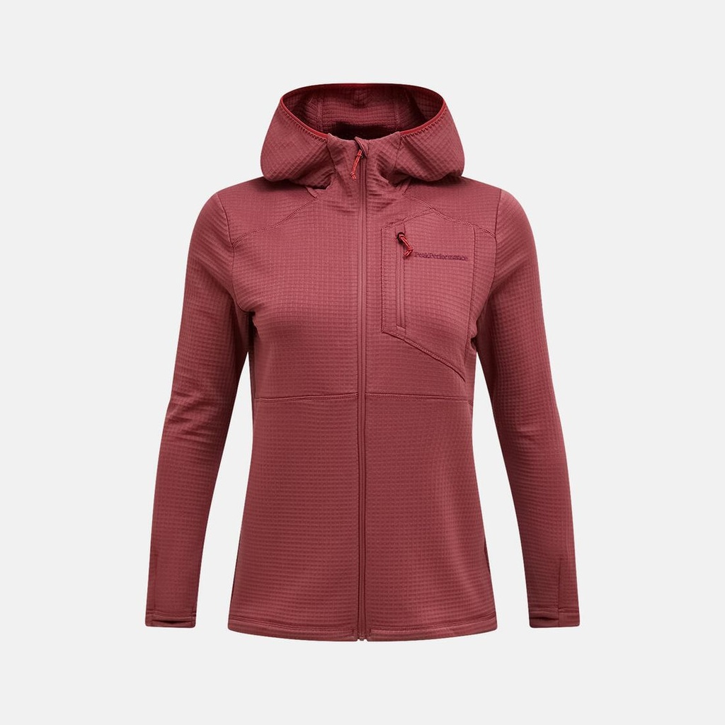 [G80183100_S] W Trail Polartec Zip Hood (S)