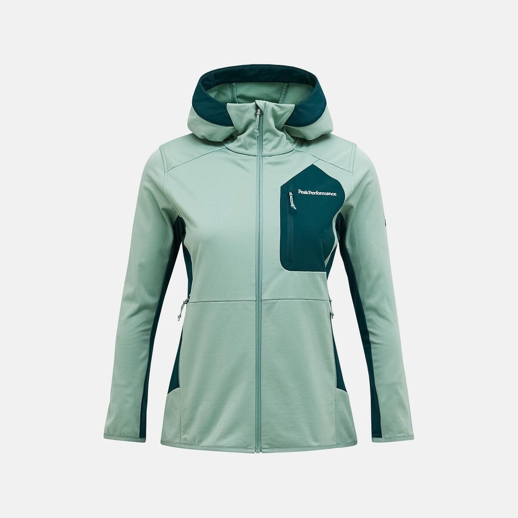 [G80173080_XS] W Utility Light Zip Hood (S-26) (Green Valley/PONDEROSA PINE, XS)