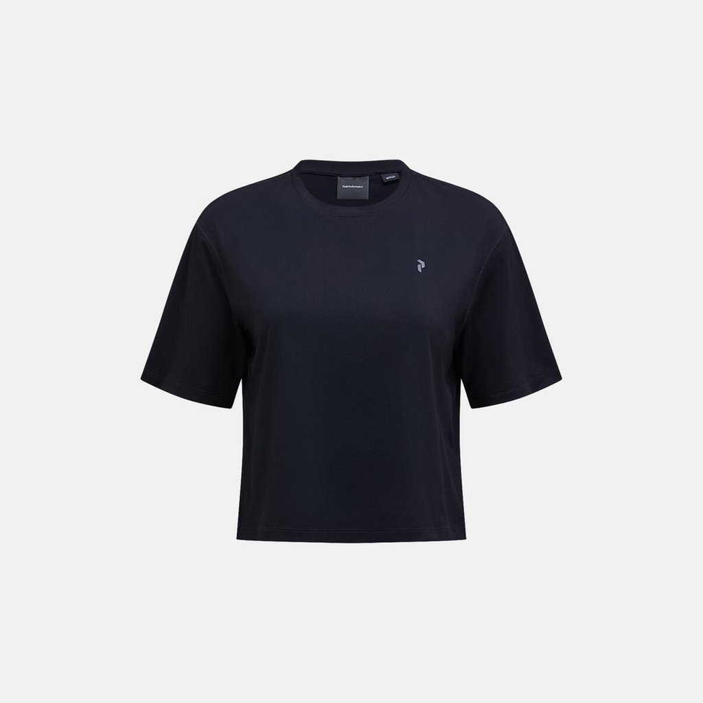 [G80786030_XS] W Light Tee (BLACK, XS)
