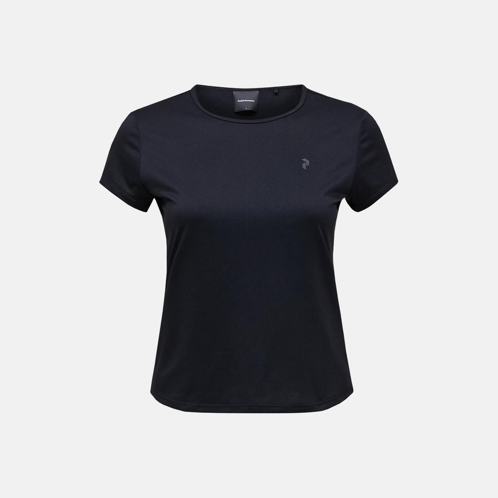 [G80844030_S] W Active Slim Tee (BLACK, S)
