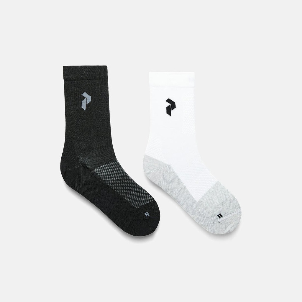 [G78875170_35/37] Hiking Sock 2-Pack (S-26) (OFFWHITE/BLACK, 35/37)