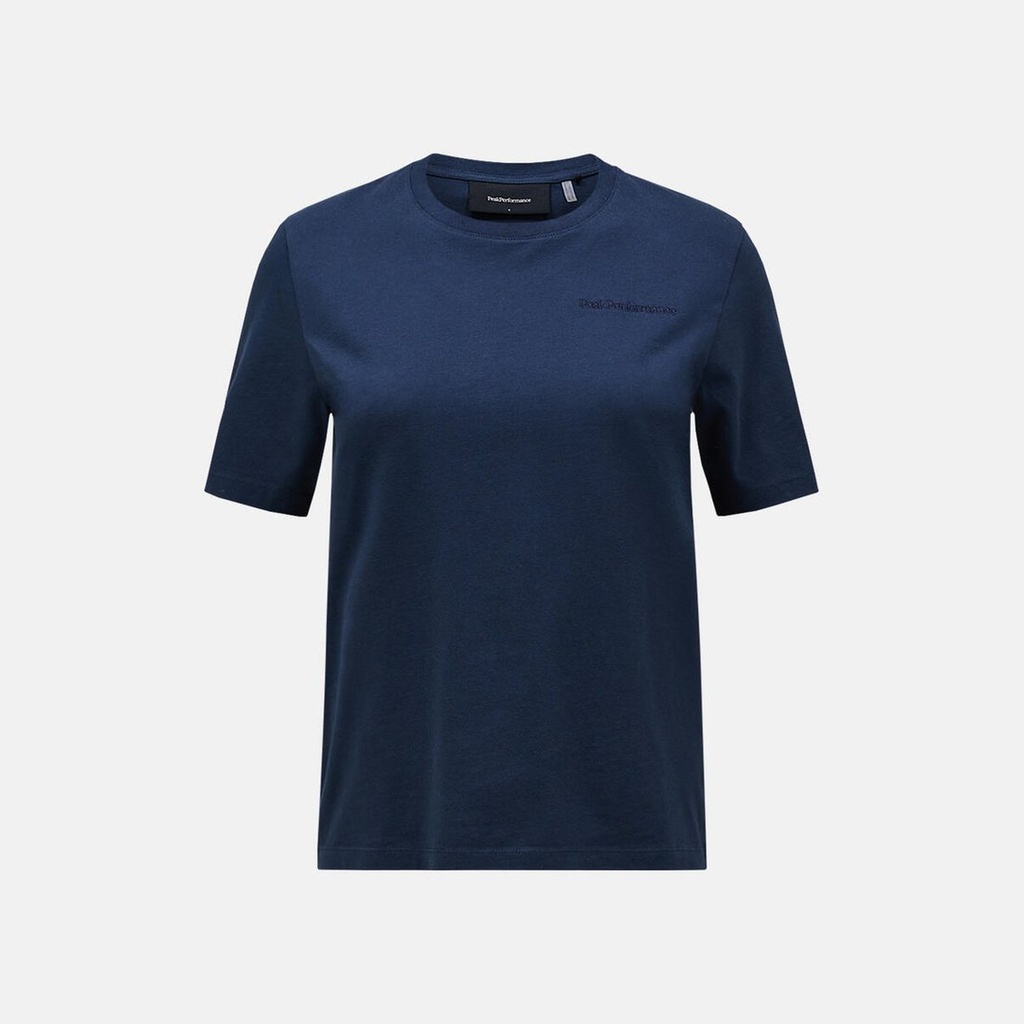 [G81140120_XS] W Original Small Logo Tee (BLUE SHADOW, XS)