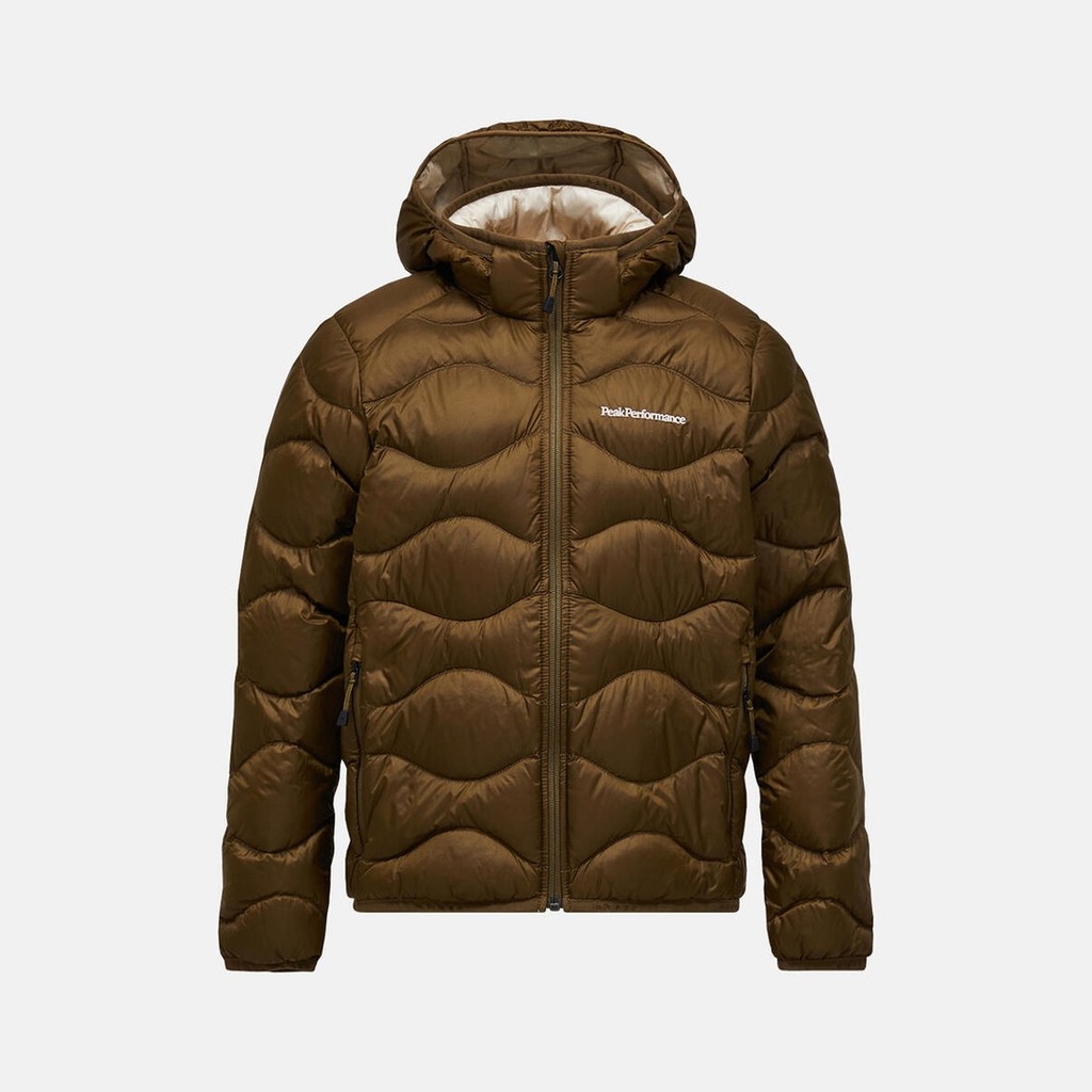 [G80259140_130] Jr Helium Down Hood Jacket (F-26) (Meadow Moss/SAND FOG, 130)